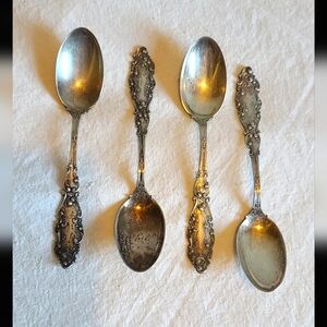 Gorham Silver Luxembourg Demitasse Spoons late 19th century